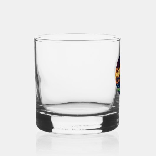 Fire Breathing Dragon Personalized Whiskyglas (Rechts)