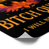 Fire Breathing Queen I Will Not Be Afraid Fantasy  Poster (Ecke)