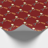 Fire Breathing Stickman Geschenkpapier (Ecke)