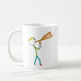 Fire Breathing Stickman Kaffeetasse