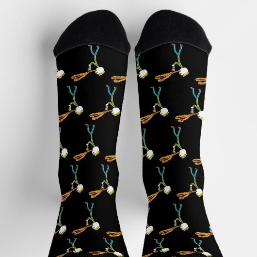 Fire Breathing Stickman Socken (Oben)