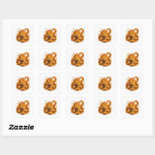 Fire Cat Fantasy Sticker (Blatt)