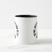 Fire Cottage Campfire Heated Rivalry Joke Tasse (Zentrum)