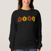 FIRE Couples Matching Halloween Party Last Minute  Sweatshirt (Vorderseite)