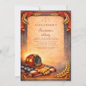 Fire Department Graduation Einladung (Vorderseite)