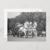 Fire Department Horses, 1925 Postkarte (Vorne/Hinten)