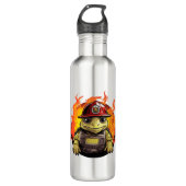 Fire department turtle edelstahlflasche (Vorderseite)