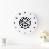 Fire Dept EMT Große Wanduhr (Zuhause)