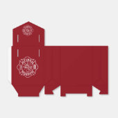 "Fire Dept Maltese Cross Zent Favor Box" Geschenkschachtel (Ungefaltet)