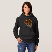 Fire Dont Bother Me Firefighter Humor Fireman Say Hoodie (Vorne ganz)