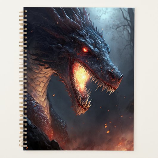Fire Dragon Fantasy Art Art Plane Planer (Vorderseite)