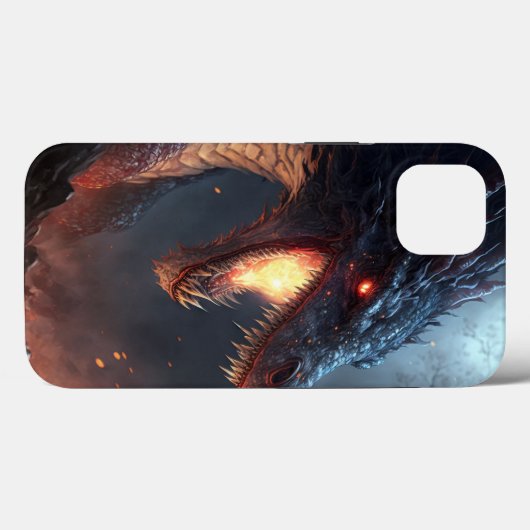 Fire Dragon Fantasy Art Case-Mate iPhone Case (Rückseite (Horizontal))