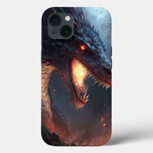 Fire Dragon Fantasy Art Case-Mate iPhone Case (Rückseite)