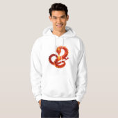 Fire Dragon Fantasy Art Design, Mythical Creature  Hoodie (Vorne ganz)