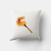 Fire Dragon Matchstick Kissen (Rückseite)