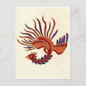FIRE DRAGON POST CARD POSTKARTE (Vorderseite)