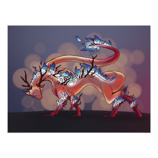 Fire Dragon Poster (Vorderseite)