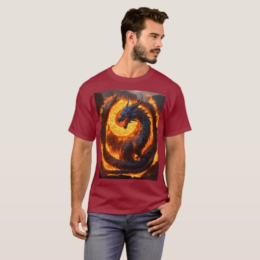FIRE DRAGON T-Shirt (Vorne ganz)