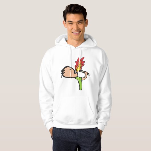 Fire Eating Hoodie (Vorne ganz)