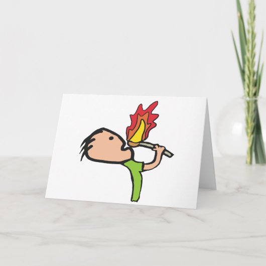 Fire Eating Karte (Vorderseite)