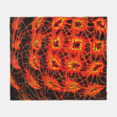 Fire Energy Blanket Fleecedecke (Vorderseite (Horizontal))