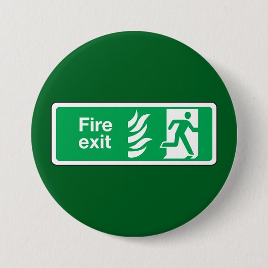 Fire Exit Safety Sign Emergency Evacuation Button (Vorderseite)