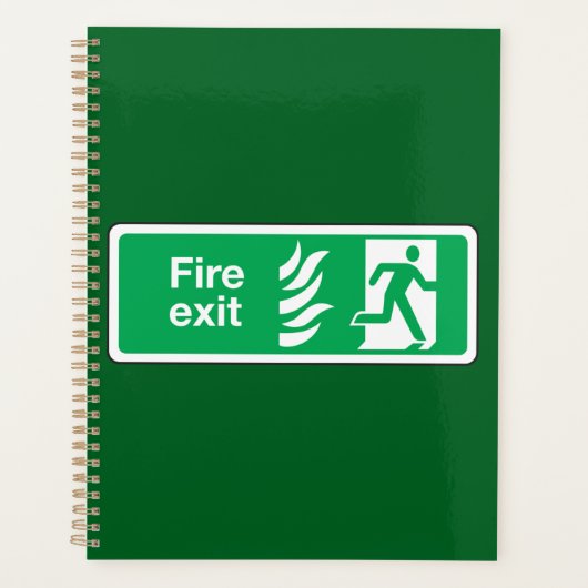 Fire Exit Safety Sign Emergency Evacuation Planer (Vorderseite)