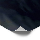 Fire Eyes of the Jungle King Poster (Ecke)