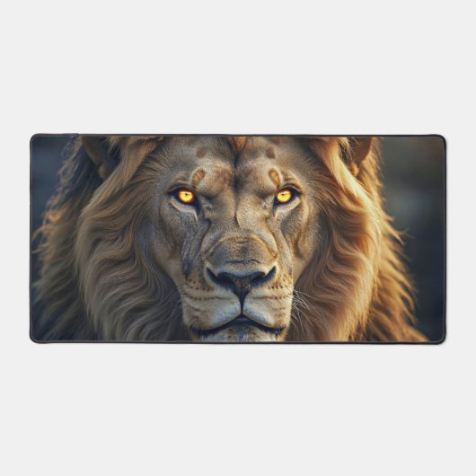 Fire Eyes of the Jungle King Schreibtischunterlage (Vorderseite)