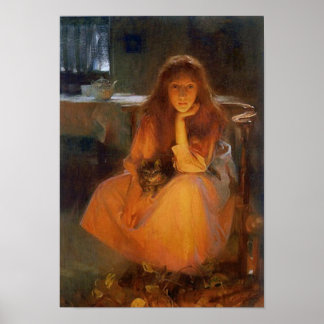 Fire Fancies von Hacker Poster