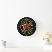 Fire Fighter Helmet        Runde Wanduhr (Zuhause)
