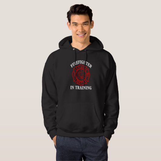 Fire Fighting Firefighter In Training Future Firef Hoodie (Vorne ganz)