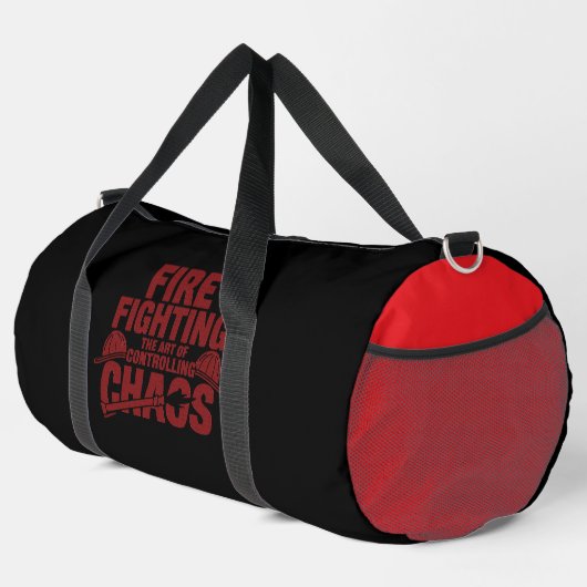 Fire Fighting The Art Of Controlling Chaos Duffle Bag (Rechte Ecke)