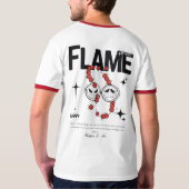 Fire Fist Pirate T-Shirt – Flame Anime Streetwear (Schwarz voll)