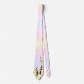 Fire Flames Flame Feuer pastellfarben Krawatte (Vorderseite)