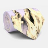 Fire Flames Flame Feuer pastellfarben Krawatte (Gerollt)