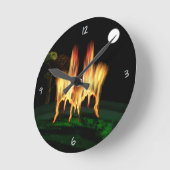 Fire Fly Round Clock Runde Wanduhr (Winkel)