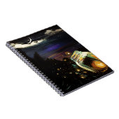 Fire Fly Sky Notizblock (Rechte Seite)