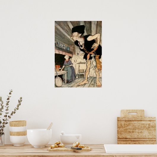 Fire-fo-fum, ich rieche das Blut eines Engländers Poster (Küche)