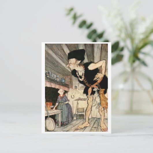 Fire-fo-fum, ich rieche das Blut eines Engländers Postkarte (Stehend Vorderseite)