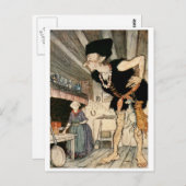 Fire-fo-fum, ich rieche das Blut eines Engländers Postkarte (Vorne/Hinten)