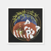 FIRE FOX-Papierservietten Serviette (Vorderseite)