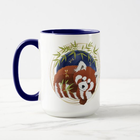 FIRE FOX Red Panda 15oz Tasse (Links)