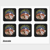 FIRE FOX Rote Panda Aufkleber 2 Größen (Blatt)