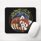 FIRE FOX roter Panda-Mousepad Mousepad (Mit Mouse)