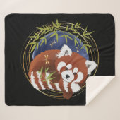 FIRE FOX Roter Panda Sherpa Decke 3 Größen Sherpadecke (Vorderseite (Horizontal))