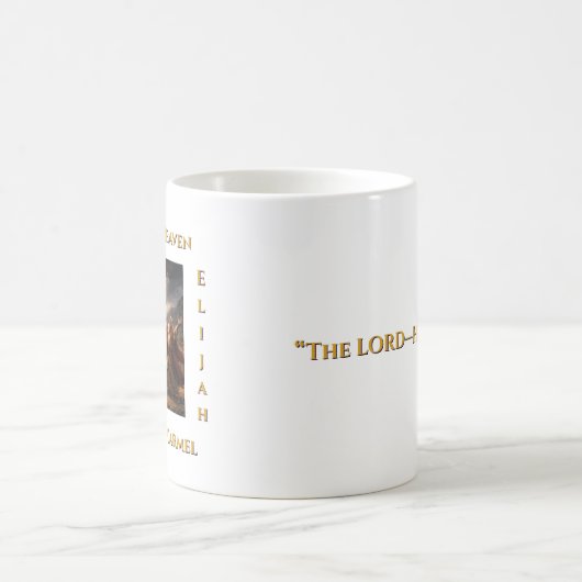 Fire from Heaven on Mount Carmel – Prophet Elijah Kaffeetasse (Mittel)