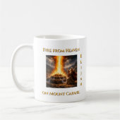 Fire from Heaven on Mount Carmel – Prophet Elijah Kaffeetasse (Links)