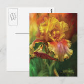 Fire Goddess Art Postcard Postkarte (Vorne/Hinten)