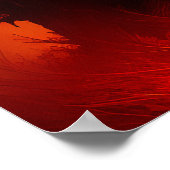 Fire Goddess Fantasy Art Poster (Ecke)